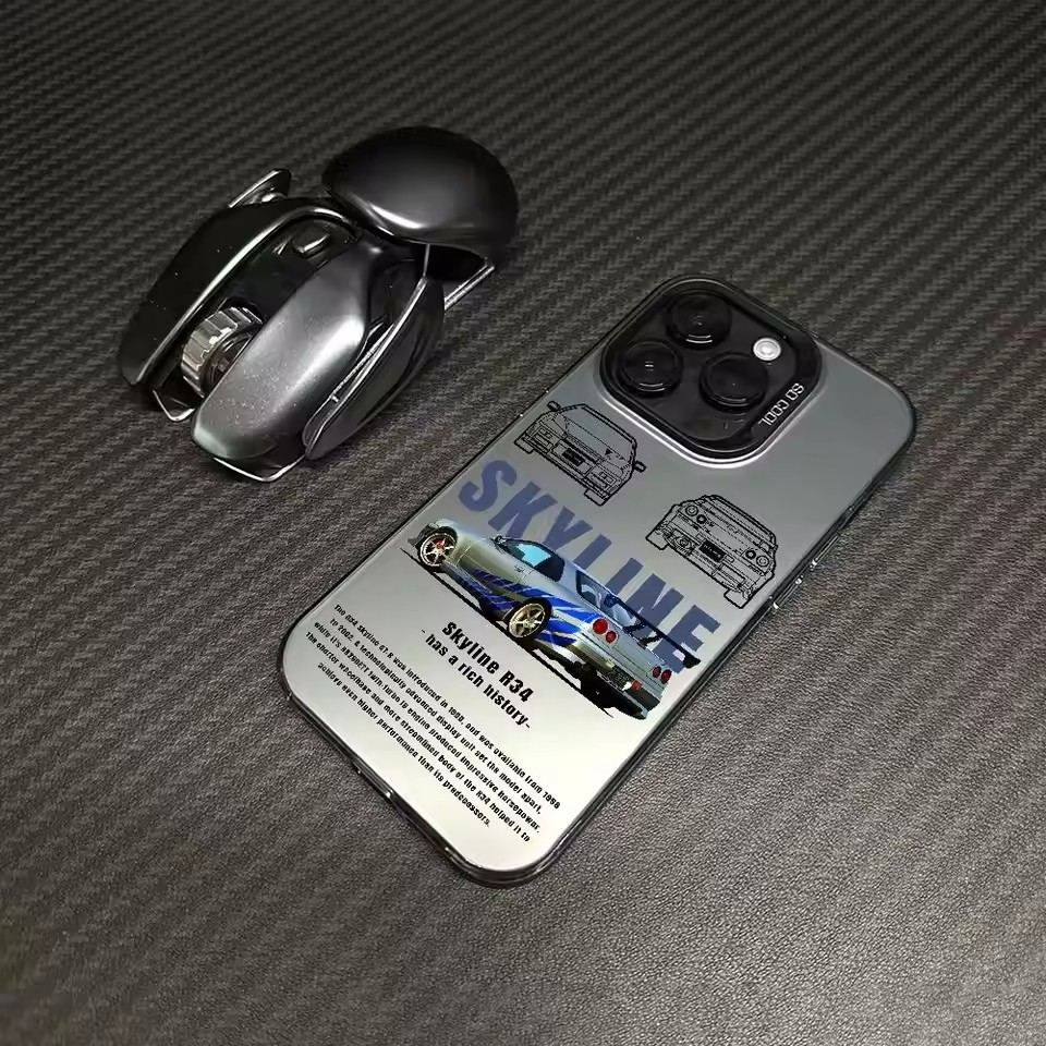 Cool Racing Style Lines Phone  - Mini Pc Case ulasan dan harga