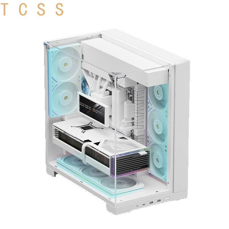 White Panoramic Triple Tempere - Atx Case ulasan dan harga