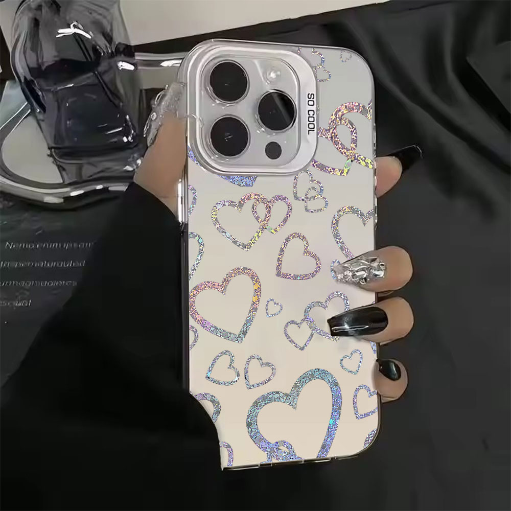 Colorful Heart Print Case For  - Mini Pc Case ulasan dan harga